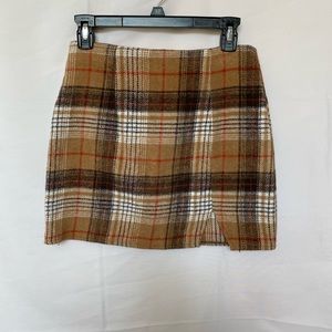 Akair plaid skirt size s